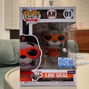 New in box SF Giants Lou Seal Funko Pop